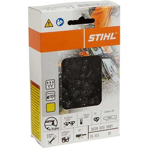 Stihl 26RS 81 20" Chisel  Chain