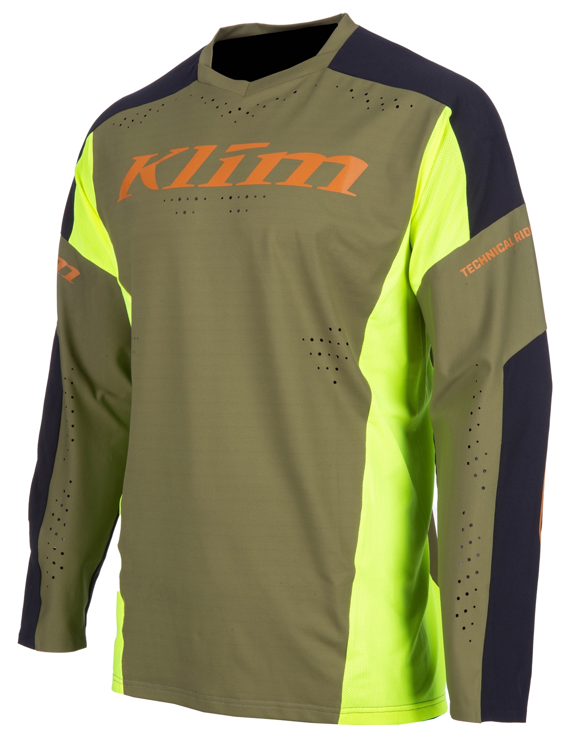 Klim XC Pro Hi-Vis Winter Moss Jersey