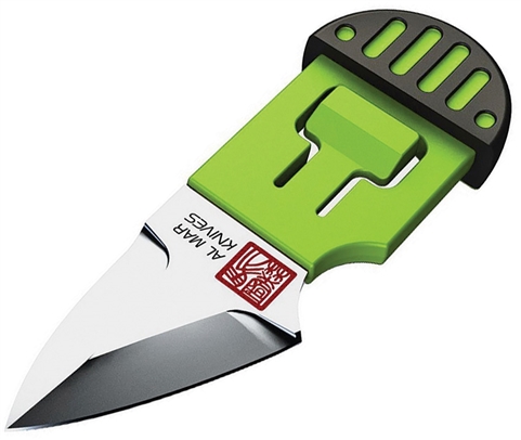 Al Mar Stinger Key Ring Knife Green