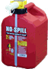 No-Spill 2 1/2 Gallon Fuel Container