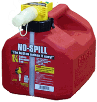 No-Spill 1 1/4 Gallon Fuel Container