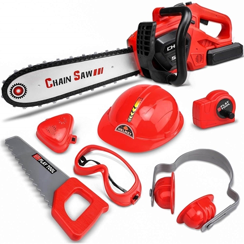 Red Toy Chainsaw