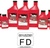 RedMax 6 Pack of 1 Gallon Mix Oil